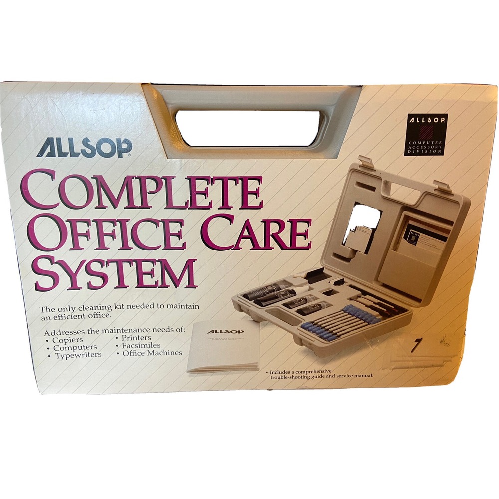 ALLSOP Complete Office Care System computer maintenance kit New
